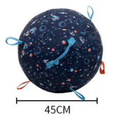 Pet Interactive Toy Ball, Outdoor Wear-Resistant Inflatable Ball for Entertainment