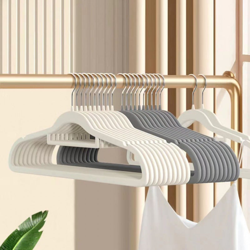 Flocking Clothes Hangers, Non-Slip Garment Hangers