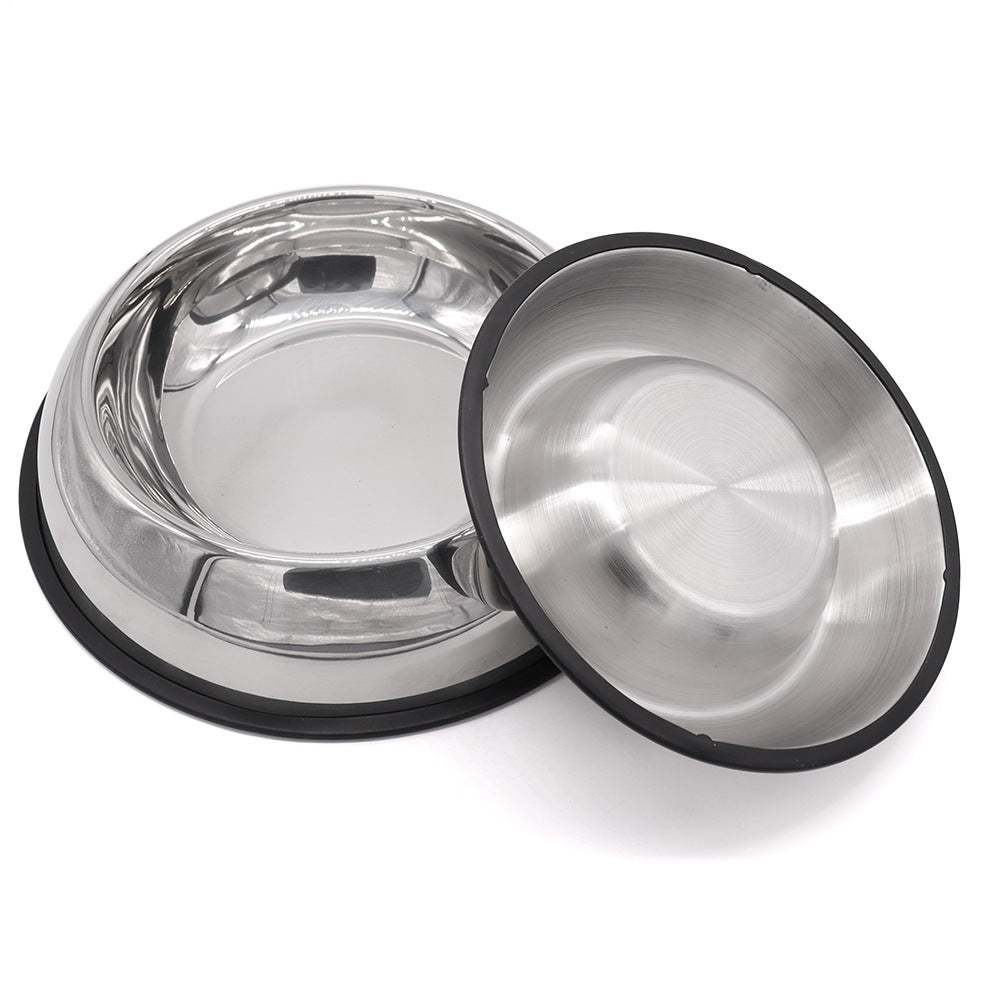 Stainless Steel Anti-Slip Pet Food Bowl