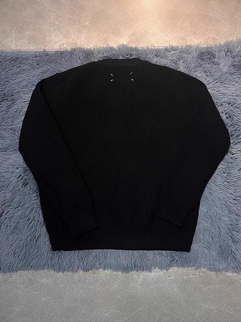 Unisex Loose Knit Sweater Long Sleeve