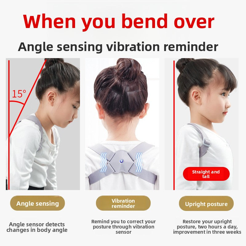 Intelligent Posture Corrector with LCD Display