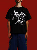 Mens Printed Cotton Short Sleeve Tshirt