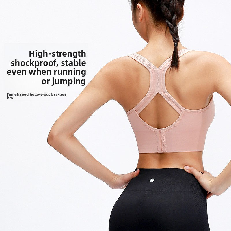 Womens Shockproof Sports Bra Yoga Fitness Vest
