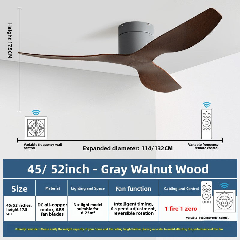 Industrial Retro Ceiling Fan with Inverter Technology