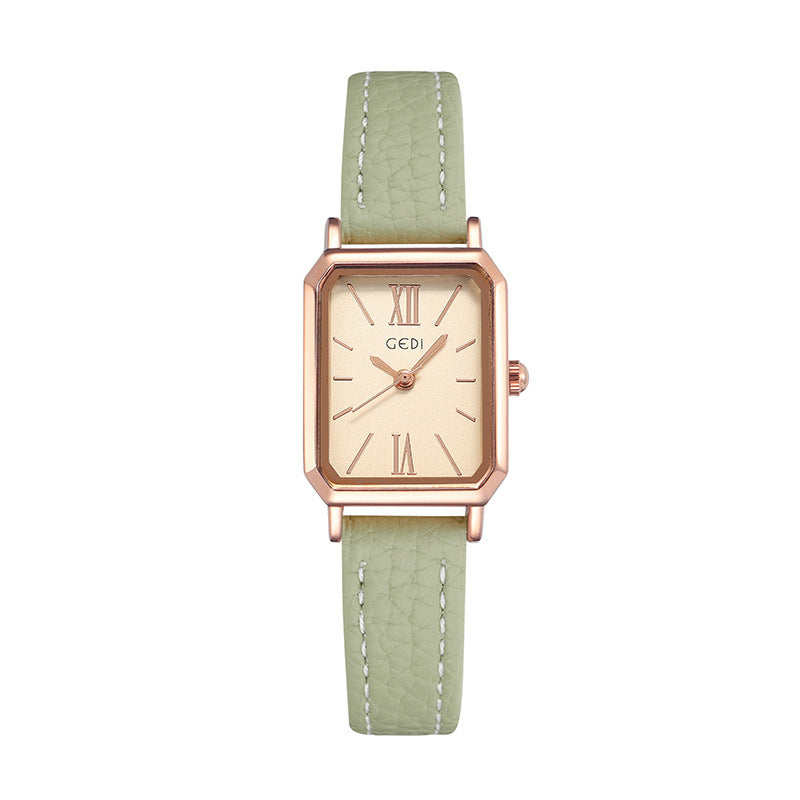 Minimalist and niche square watches
