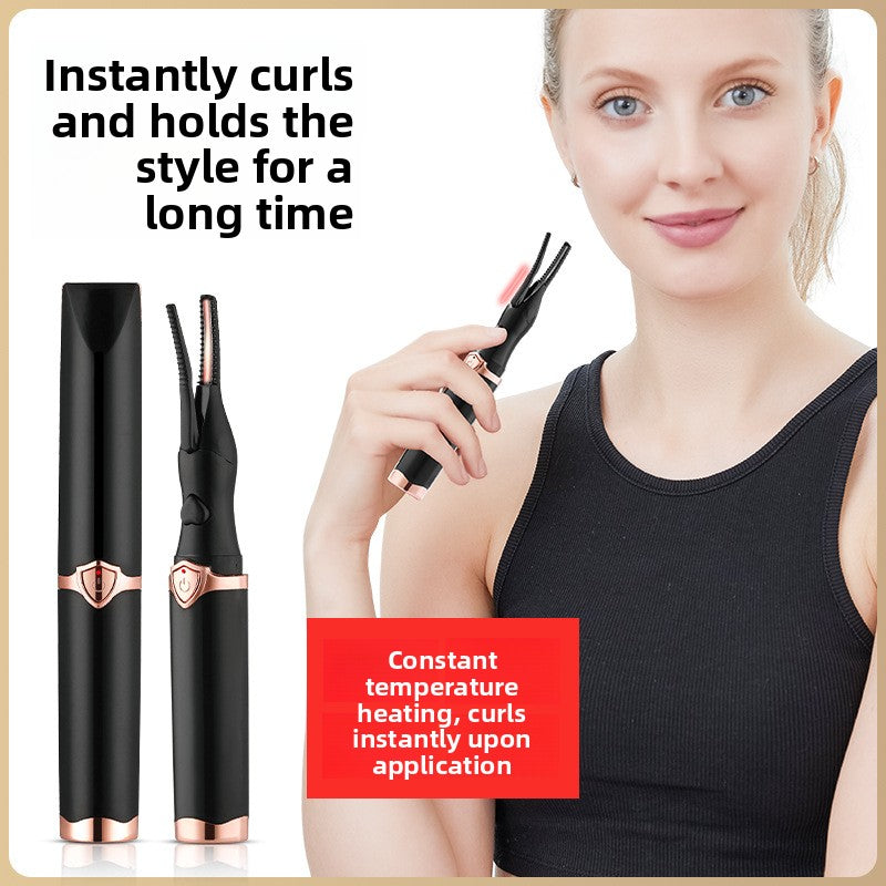Electric Heated Eyelash Curler Portable Rechargeable
