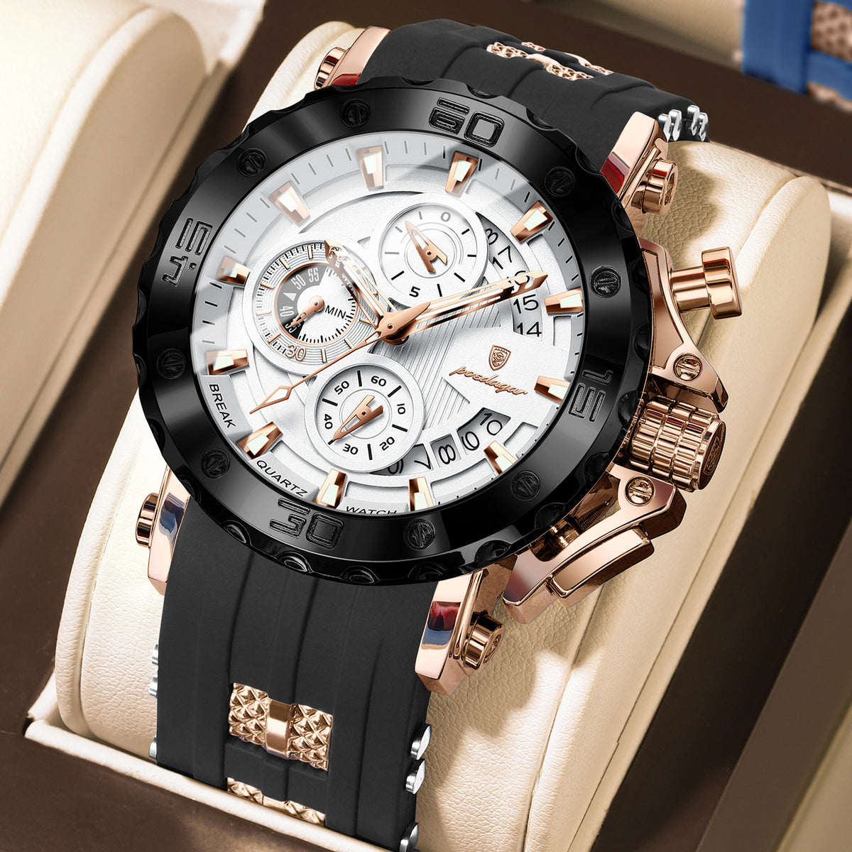 Multifunction Sports Chronograph Watch