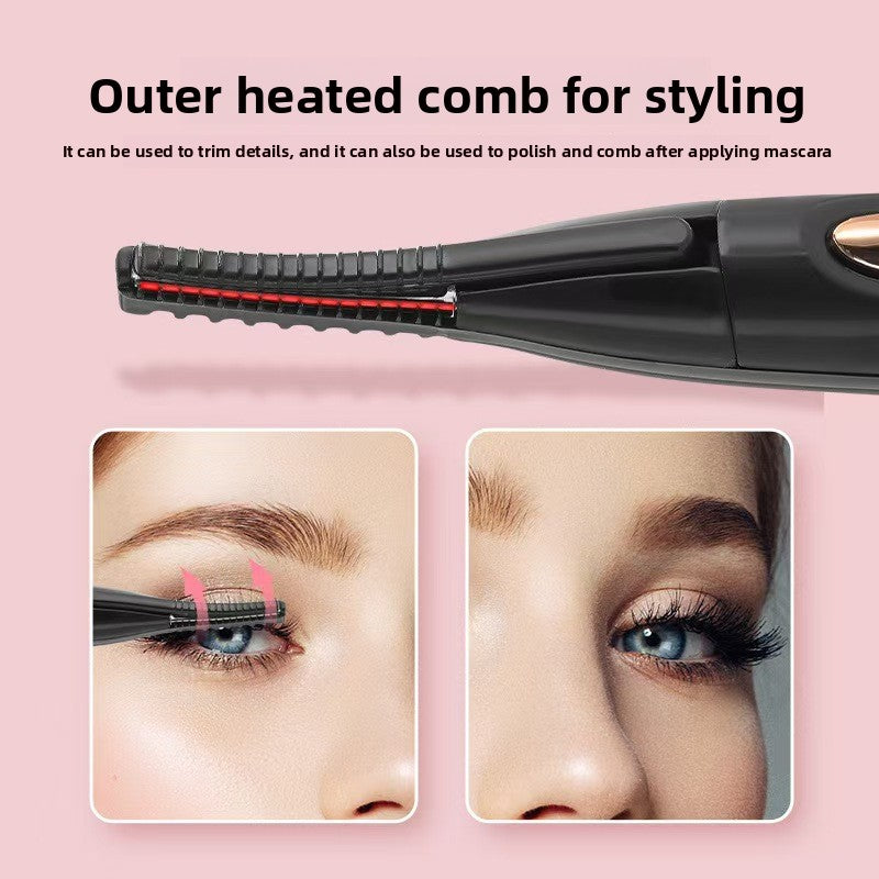 Electric Heated Eyelash Curler Portable Rechargeable