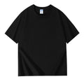 Men's and women's loose-sleeved round-neck pure cotton short-sleeved T-shirts
