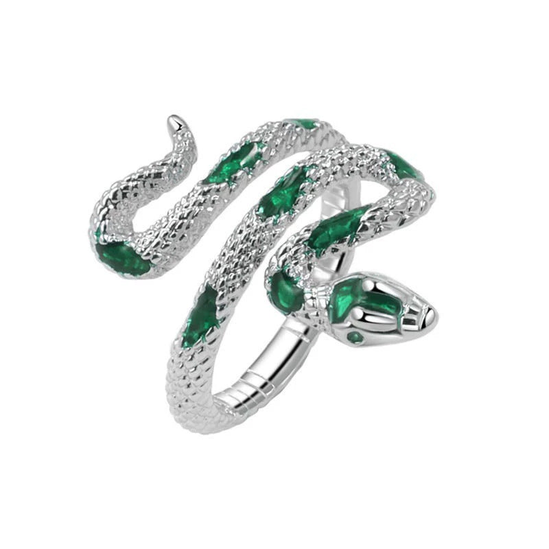 Snake Epoxy Adjustable Open Ring