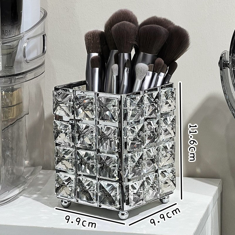 Crystal Tissue Box Household Creative Dining Table High-end Paper Storage Box