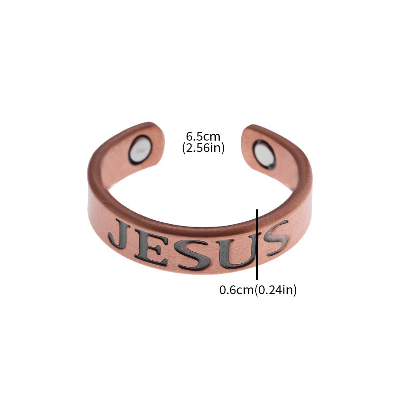 Copper Electroplated Open Ring Jewelry