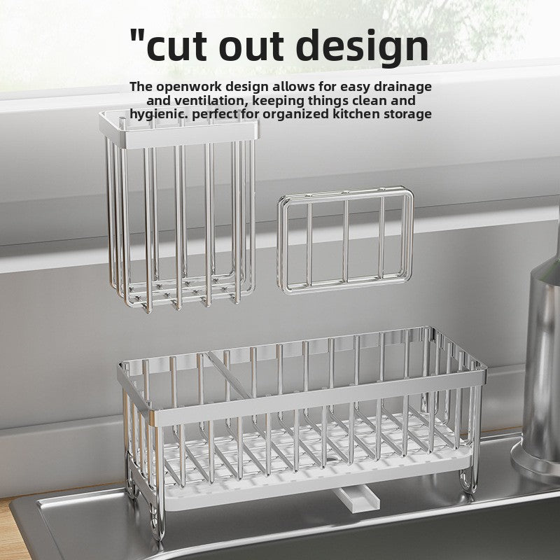 Kitchen Sink Organizer with Soap Dispenser