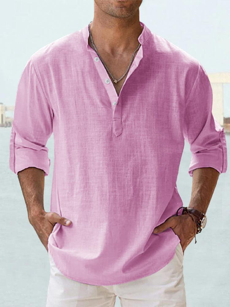 Loose-fit shirt casual T-shirt for men