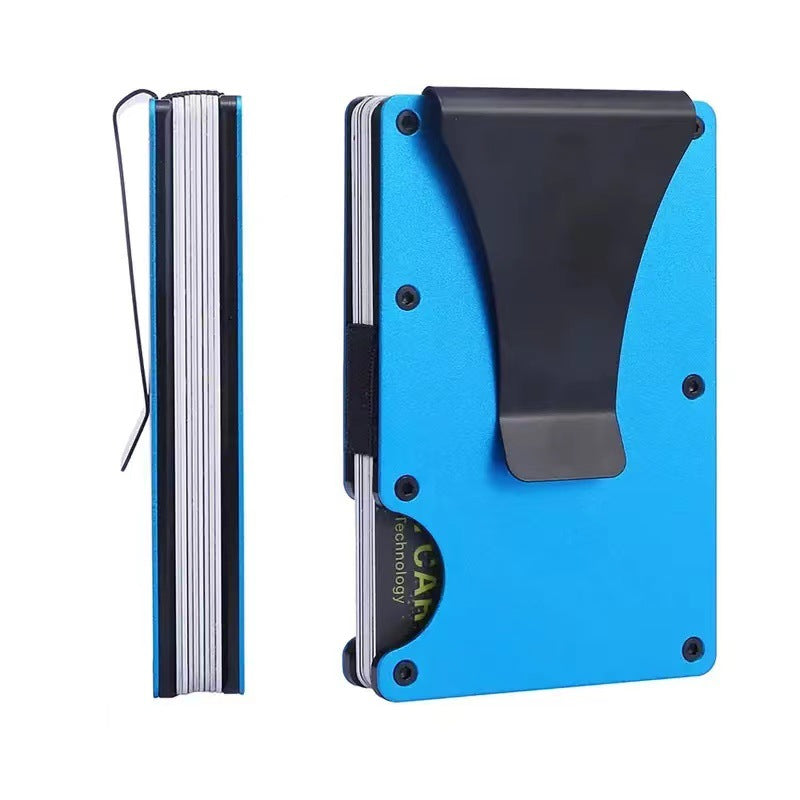 Aluminum Alloy RFID Blocking Card Holder Wallet