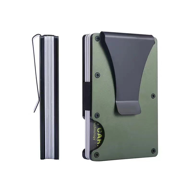 Aluminum Alloy RFID Blocking Card Holder Wallet