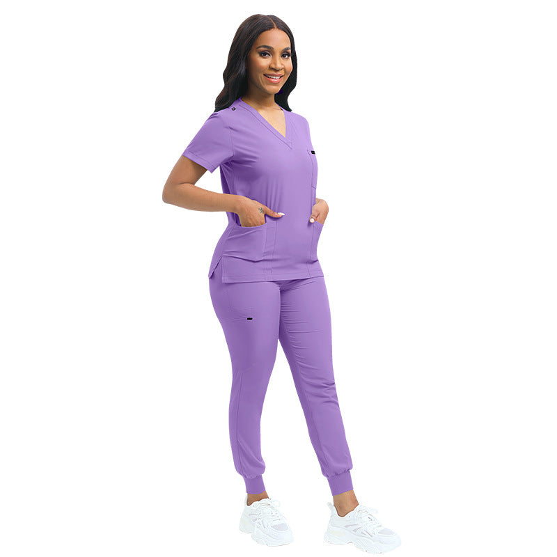 Unisex Medical Scrub Suit for Clinic and Nursing