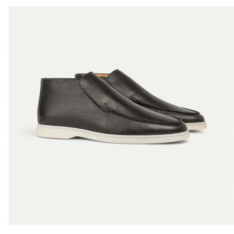 Men Open Toe Loafers Flat Shoes