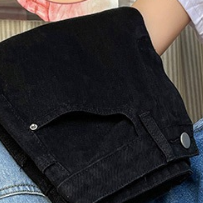 Women Summer Loose Straight Wide-Leg Knee-Length Shorts