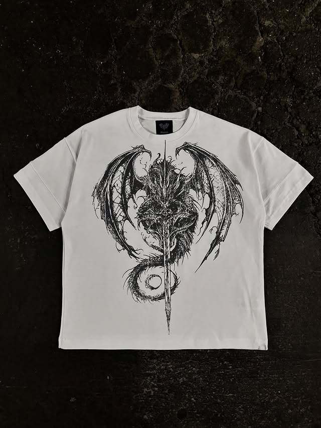 Mens Printed Cotton Short Sleeve Tshirt