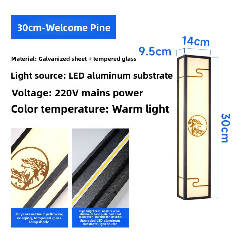 Chinese Style Outdoor LED Wall Light