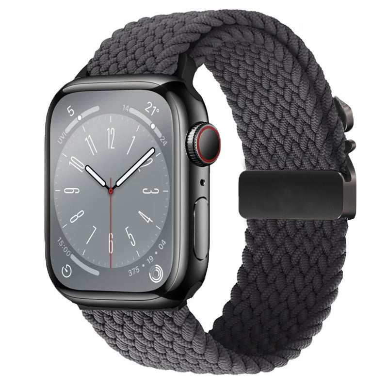 Braided Nylon Apple Watch Strap with Parachute Buckle