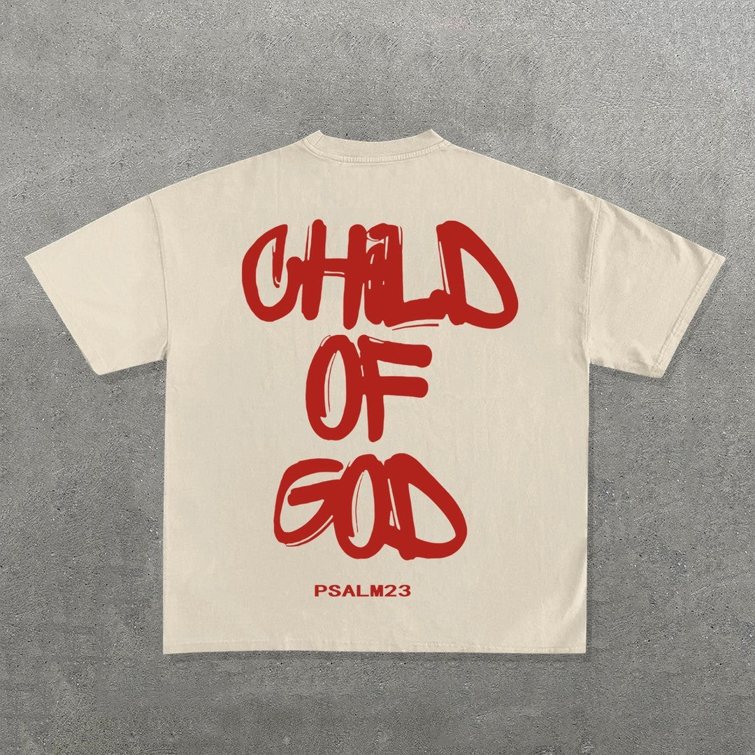 Oversized Graphic Print Cotton T-Shirt