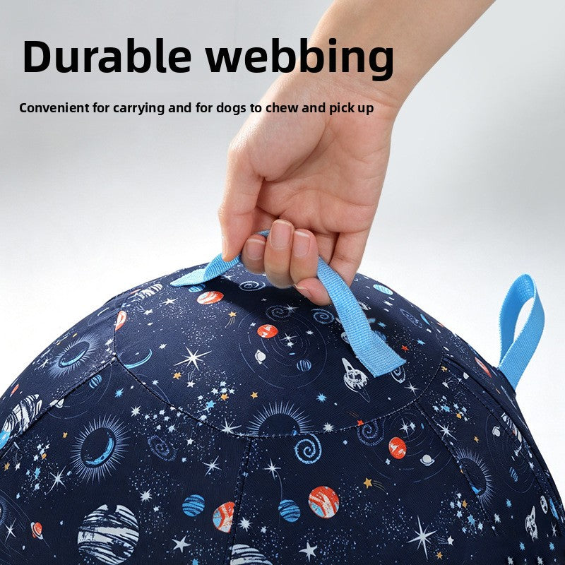 Pet Interactive Toy Ball, Outdoor Wear-Resistant Inflatable Ball for Entertainment