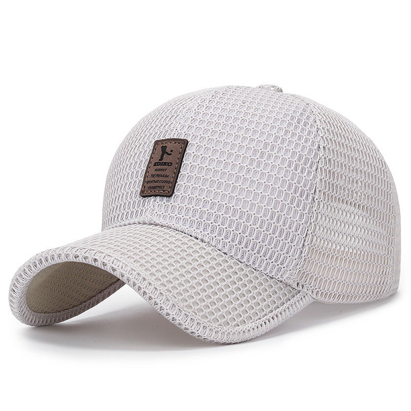 Mesh Baseball Cap with Sun Protection