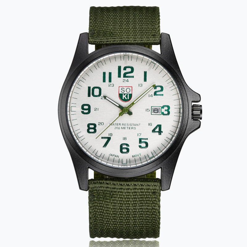 Woven Nylon Bag for Men's Watches