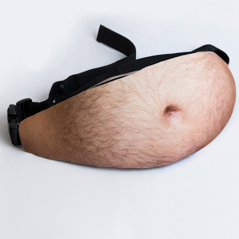 beer belly, wallet, loose change