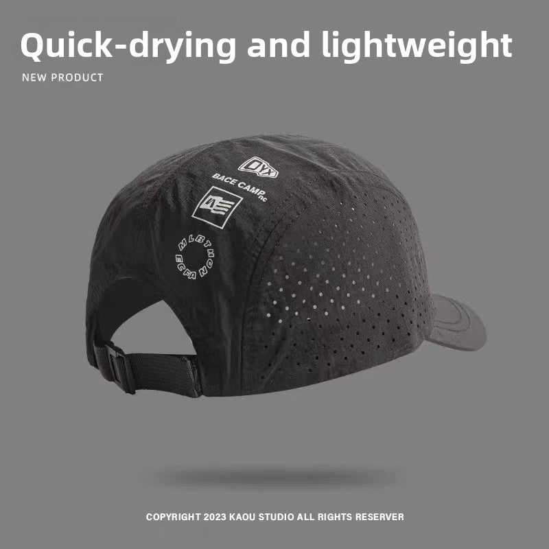 Mesh Baseball Cap with Adjustable Strap