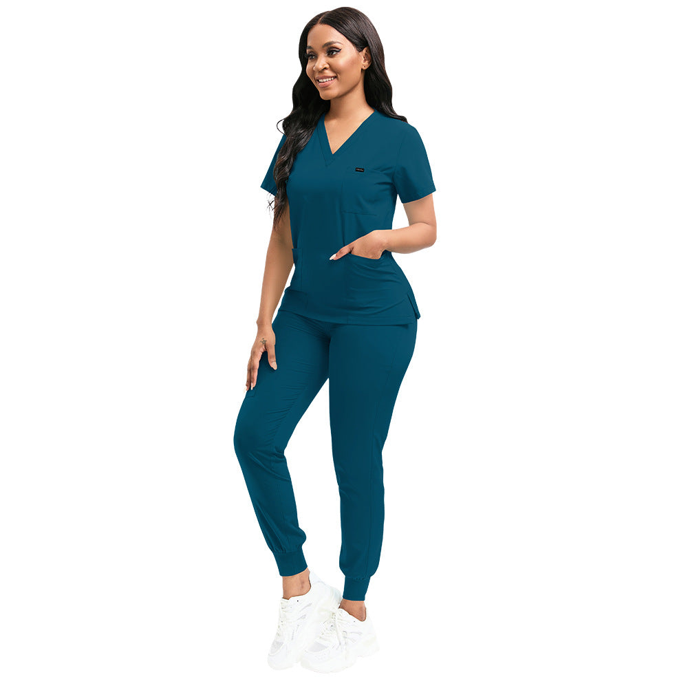 Unisex Medical Scrub Suit for Clinic and Nursing