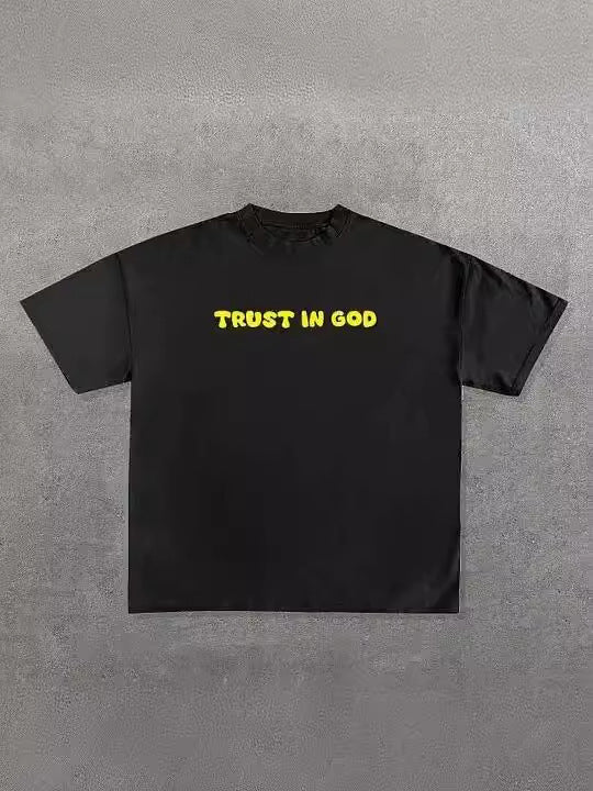 Graphic Print Loose-Fit Men's T-Shirt