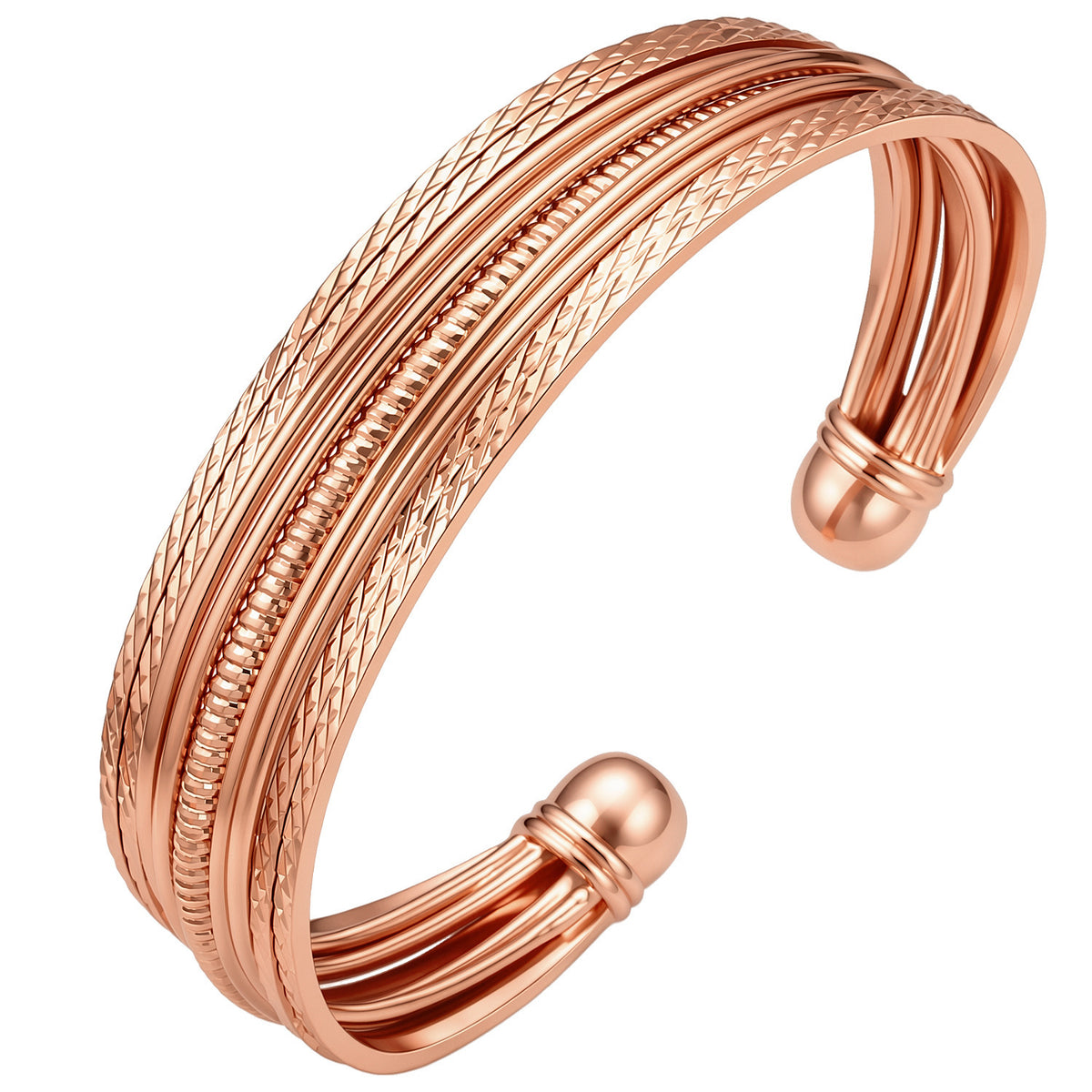 Retro Copper Magnetic Bracelet