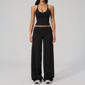Women's Racerback Yoga Set with Wide-Leg Pants