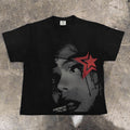 Oversize Graphic Print Cotton T-Shirt
