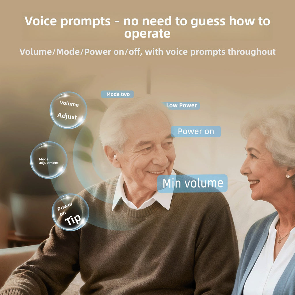 A charging compartment for hearing aid users