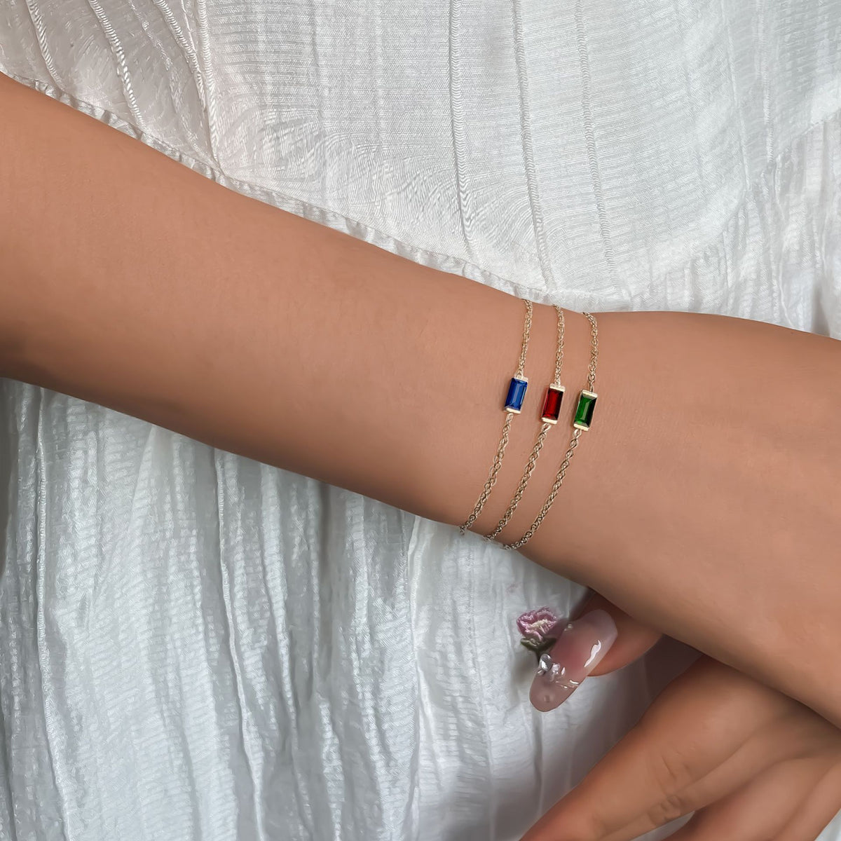 Zirconium Titanium Steel Geometric Bracelet