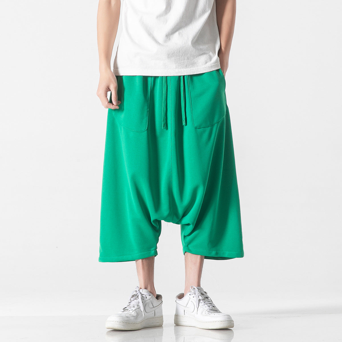 Japanese Style Cropped Casual Pants
