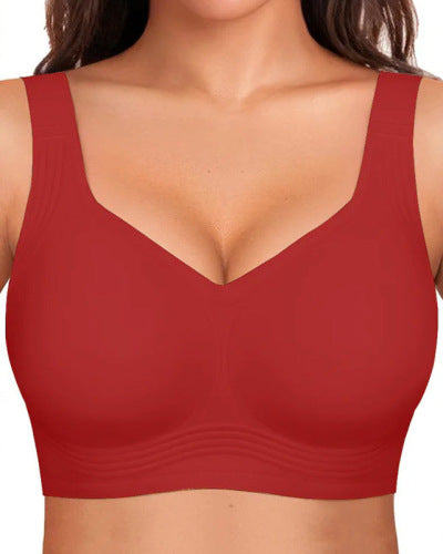 Women's support bra to prevent sagging and make large breasts appear smaller