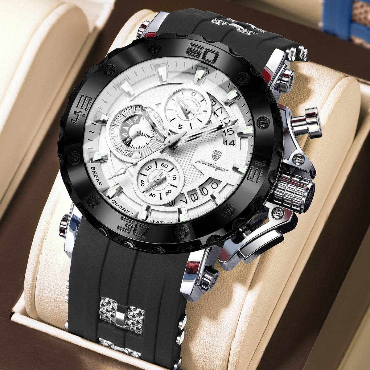 Multifunction Sports Chronograph Watch