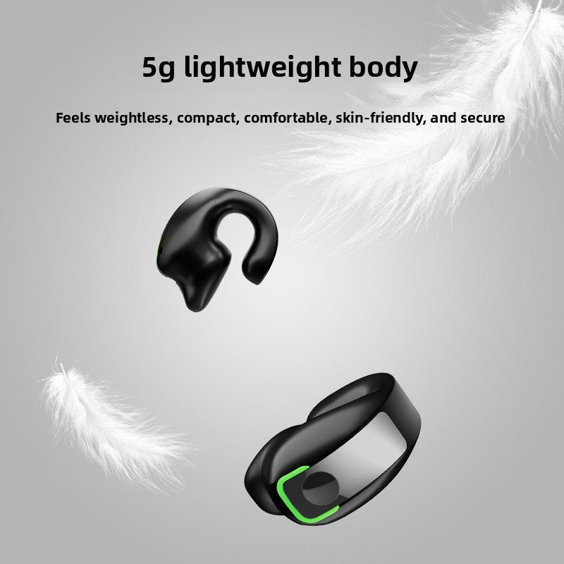 Clip-On Single-Ear Bluetooth Earphone
