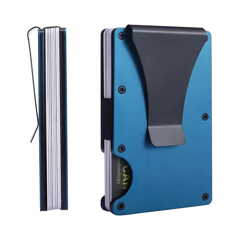 Aluminum Alloy RFID Blocking Card Holder Wallet