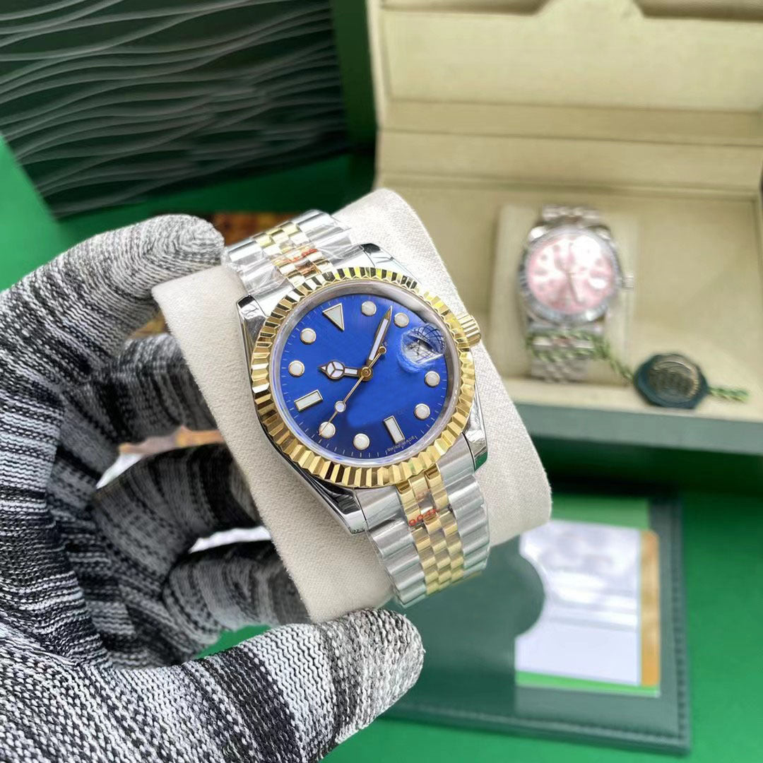 Unisex Stainless Steel Quartz Watch with Waterproof Design