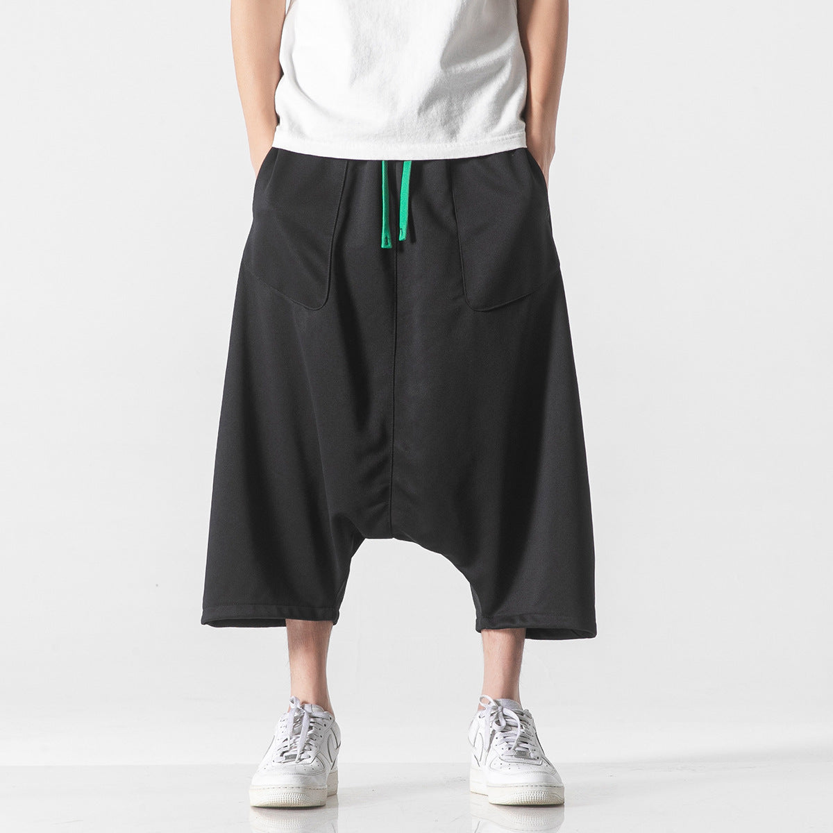 Japanese Style Cropped Casual Pants