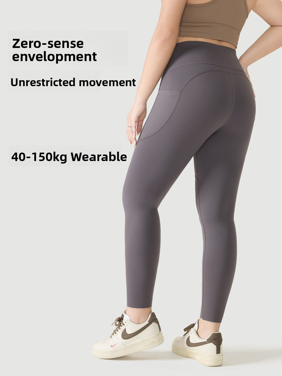Plus Size High Waisted Yoga Leggings Butt Lifting Sports Tights for Women