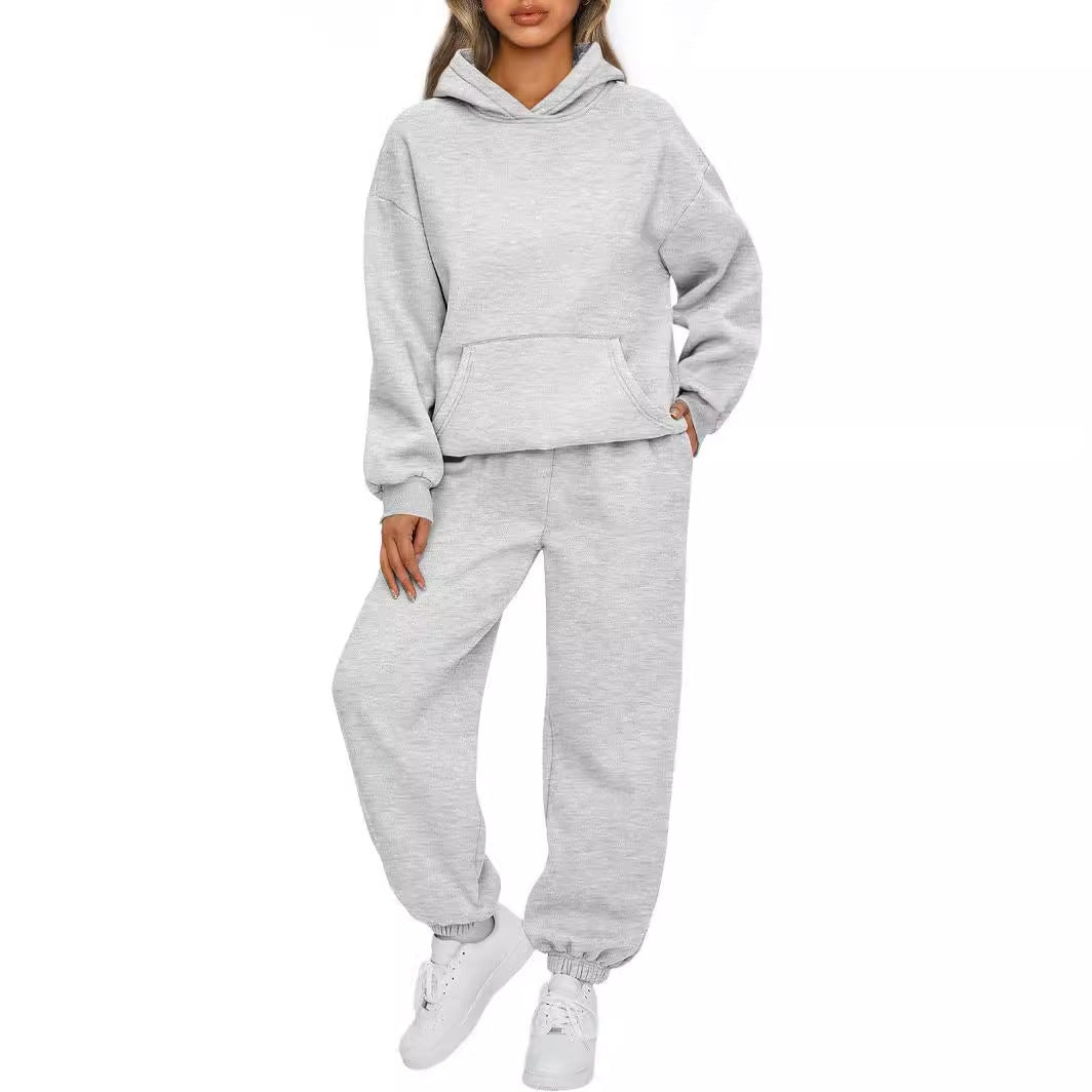 Autumn and winter casual hoodies, sportswear and long pants