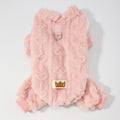 Fleece Lined Cable Knit Four Leg Dog Suit