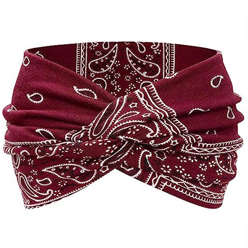 Elastic Wide Sports Hairband for Women